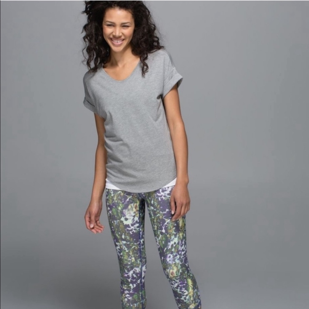 High waisted Lululemon wunder under 7/8
